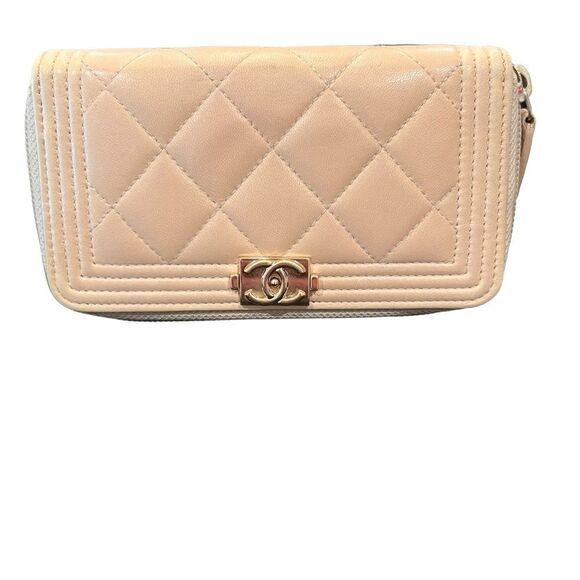 Chanel Boy Small Zip Around Wallet - Picture 5 of 11